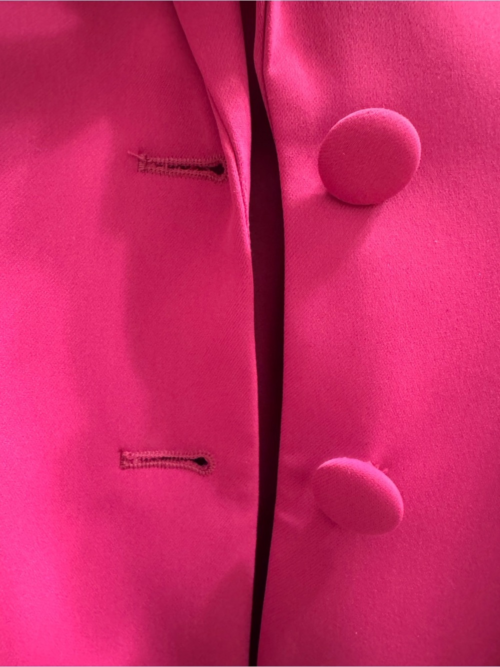 Naked Wardrobe Pur-Suit Me Oversized Blazer Fuchsia Pink Size S NWOT - Picture 5 of 10